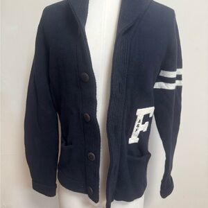 Abercrombie & Fitch Navy Knit Sweater